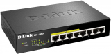 D-Link DGS-1008P 8-Port PoE Gigabit Desktop Switch - Switch