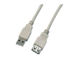 Ka USB Verläng. S/B A->A 0,5m grau USB2.0