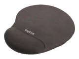 LogiLink Mousepad with GEL Wrist Rest Support - Mauspad mit Handgelenkpolsterkissen