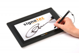 Signotec LCD Unterschriften Pad Delta - 10,1 - mit WinUSB und Ethernet mit 2,7 Meter Kabel - ERT-Sensor